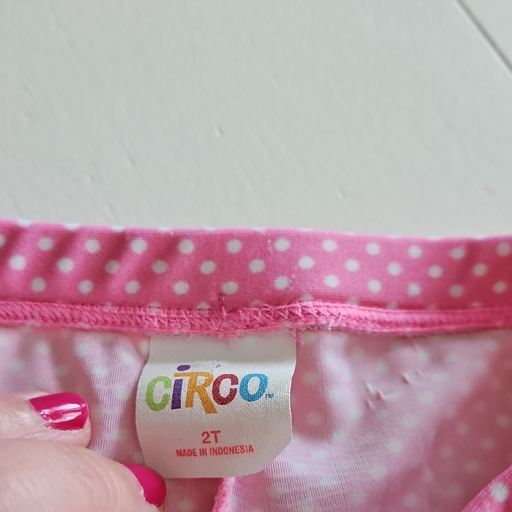 Circo Pink Rashguard Swim Set with Sun Protection - Picture 3 of 10